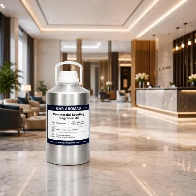 Commercial Scenting Fragrance Oil from Gar Aromas for cold-air nebulizing diffusers, HVAC scenting systems, and hotel scenting