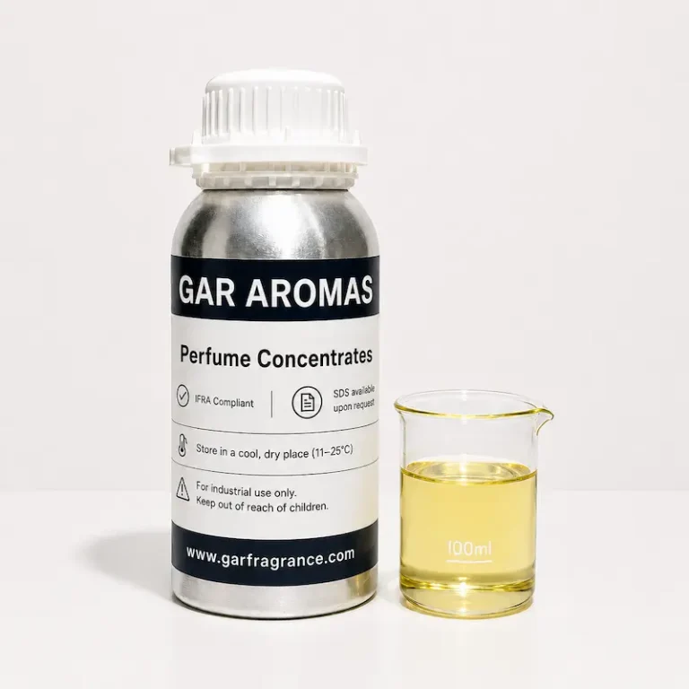 Perfume Concentrates from Gar Aromas for EDP, EDT, body mist, perfume spray, and fine fragrance manufacturers