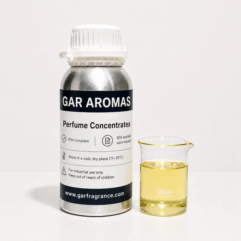 Perfume Concentrates from Gar Aromas for EDP, EDT, body mist, perfume spray, and fine fragrance manufacturers